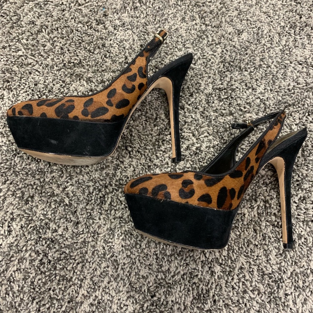 SAM EDELMAN LEOPARD HEELS